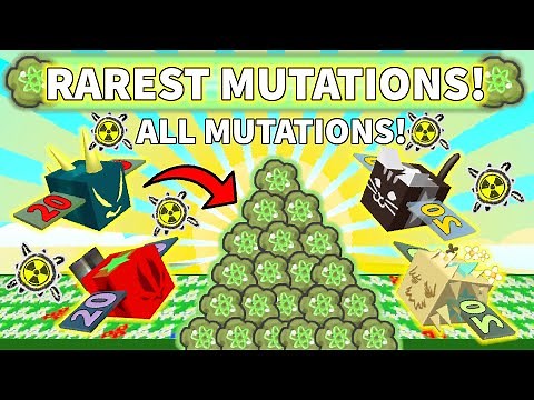 ☢️ ALL BEE MUTATIONS in Bee Swarm Simulator 2025! Rarest Bee Mutations Guide!