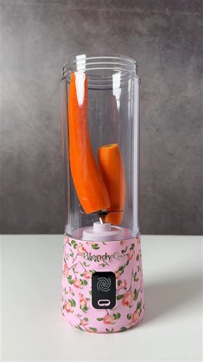 Carrot 🥕 vs portable blender BlendyGo 3 ✨