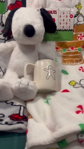 Snoopy Peanuts Christmas Plush Throws 50 by 70 Throw (2) With Snoopy Plush and Two Ceramic Mugs 1 Peanuts , 1 Rae Dunn Can’t Catch Me Mug - Etsy