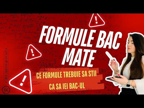 BAC MATHEMATICS 2025 Recap - Mathematics Baccalaureate Formulas 2025