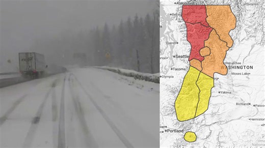 Avalanche danger through Snoqualmie, Stevens passes in WA Cascades