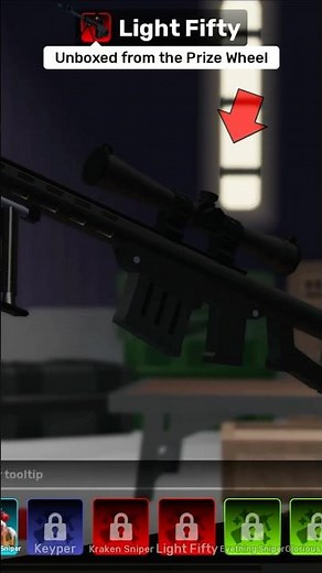 How to Get the Light Fifty Sniper Skin #roblox #rivals