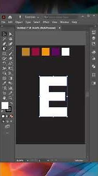 How to Create a Chiseled Text Effect in Illustrator (Easy| 2025 Trending Tutorial #shorts