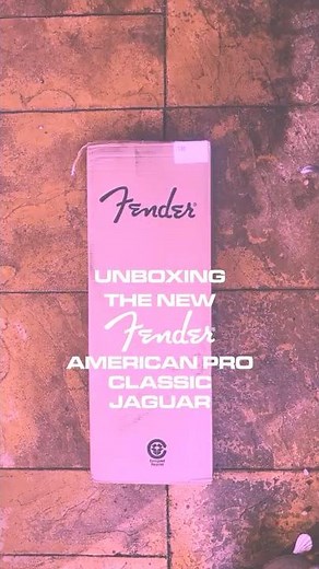 Unboxing the NEW Fender American Pro Classic Jaguar Guitar #guitar #fender #electricguitar