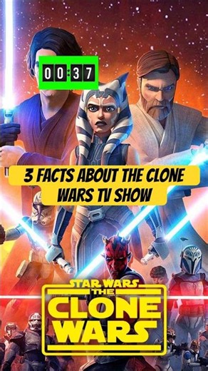 3 facts about The Clone Wars TV Show! #starwars #starwarscanon #clonewars #clonewarsedit #disney