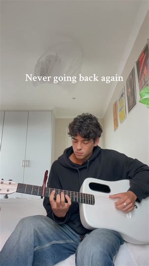 Acoustic Guitar Cover of 'Never Going Back Again'