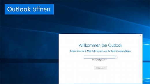Hinzufügen eines Outlook.com- oder Microsoft 365-Kontos