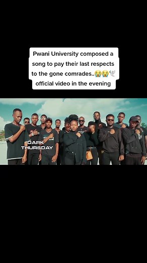 I'll have the official video here..and you'll also find it in Edrin Finity's YouTubeChannel...#kenyantiktok🇰🇪 #foryou #foryoupage #prayers #momentofsilence #fyp5266m #pwaniuniversity #itsnyarangi #students #comrade #accident #pwaniuniversityaccident