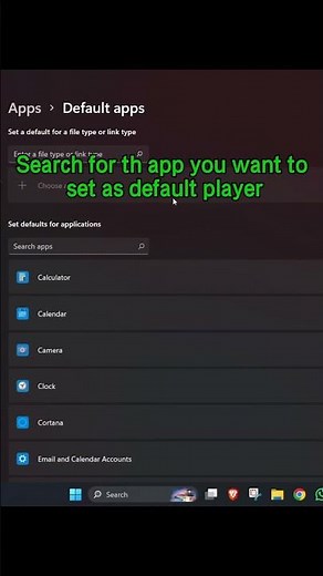 How to Set Default Video Player on Windows #tech #shorts #fyp #Windows player #tutorial