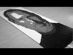Remembering Steve Jobs - Apple's CEO (10,000 Dominoes)