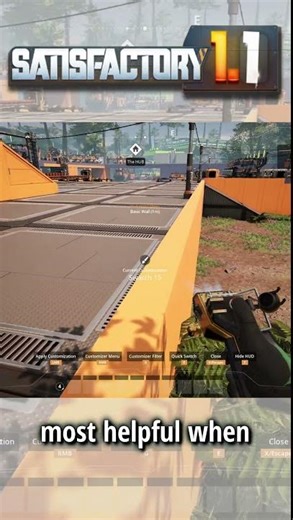 Satisfactory Tip: Customizer Filters! (Better Painting) #gaming #satisfactory