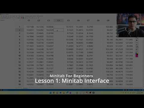 Minitab for Beginners – Lesson 1: Understanding the Minitab Interface