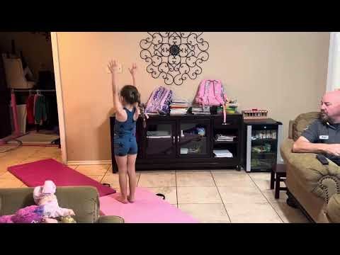 Kids gymnastics strength skill: Back Lever Skill by 7 year old gymnast #twinlife2018 #gymnast