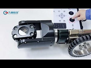 GT102B CCTV Pipe Inspection Crawler Robot Camera Operation Video