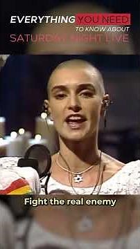 Sinéad O’Connor Rips up a Picture of The Pope During SNL Performance