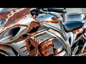 Suzuki Hayabusa Motorcycle Full Restoration | Restored Suzuki Hayabusa Sport Motorcycle