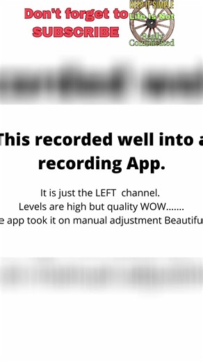 Gary finds recording app and USB adapter work great. Perfect for intended & unintended uses! #TechReview #AudioRecording #USBAdapter #ProductTest