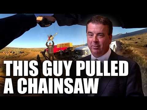 Criminal Lawyer Reacts to Wanted Man Pulls Out Chainsaw During Traffic Stop