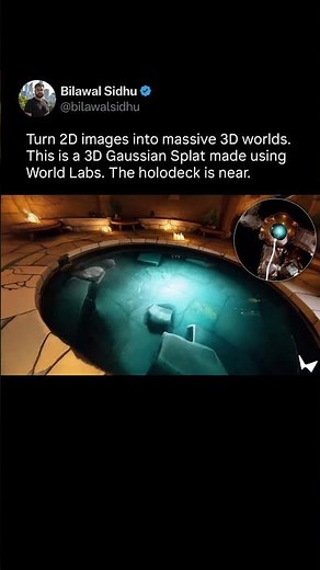 Turn 2D images into massive 3D worlds using World Labs AI