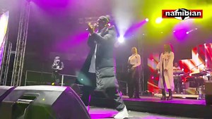 BACK IN THE DAYS … Renowned Namibian gospel artist D-Naff was amongst various artists who performed one his old tracks titled Tsipi-Tsipi and had the crowd chanting. He was performing at the Project Never Walk Alone’s Restoration Concert that took place at Hage Geingob stadium in Windhoek on Saturday evening. Video: Otto Gotlieb | The Namibian