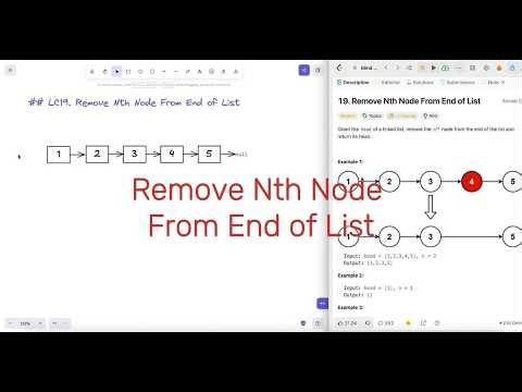 Remove Nth Node From End of List - Leetcode 19 - Python