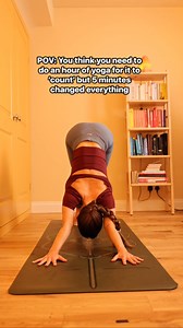 29K views · 454 reactions | 5 minutes of yoga > 60 minutes of guilt about not doing yoga #YogaTips #yogatutorial #yogapractice #yogacommunity #yogaposes #yogapractice #YogaForBeginners #yogainspiration #yogisofinstagram | Charlie Follows Yoga | Facebook