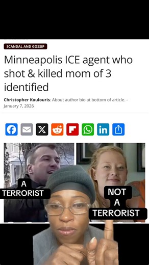 Look at the evidence with your eyes - ICE Agent unlawfully killed US Citizen Renee Nicole Good. Trump & Kristi Noem are blatantly covering up cold blooded murder and despicably calling Renee a domestic terrorist. ICE are the terrorists- the US IDF. Great analysis by Brenna Perez | Dr Shola Mos-Shogbamimu