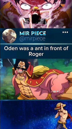 gol d roger vs oden | roger badass moments #onepiece #otaku #roger #oden #shorts