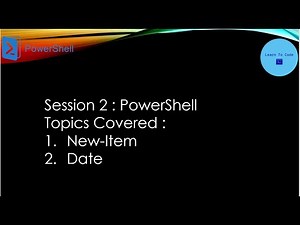 #powershell Creating new files and directories using New-Item cmdlet in Powershell.