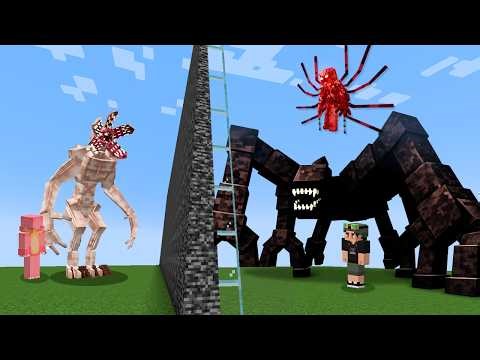 I CHEATED in MOB BATTLES in STRANGER THINGS in Minecraft