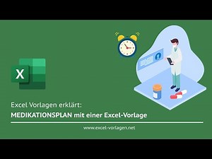 📋 Medication plan in Excel – Keep track of your medications!