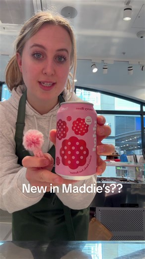 !New at Maddie’s! Guys these kinda slap!! Def recommend a try, along side a matcha 👀 Can’t wait to see what you all think of these! #maddies #poppi #matchacafe #gunwharfquays #fyp @Gunwharf Quays @drinkpoppi