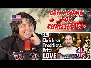 AMERICAN Reacts to 15 British Christmas Traditions 🇬🇧🎄 (Some Shocked Me!)