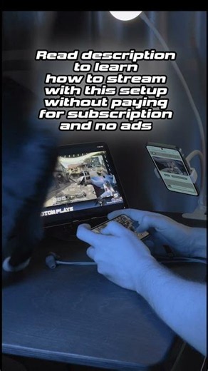 Tutorial how to stream games with your iPhone or iPad without paying for subscription and no ads