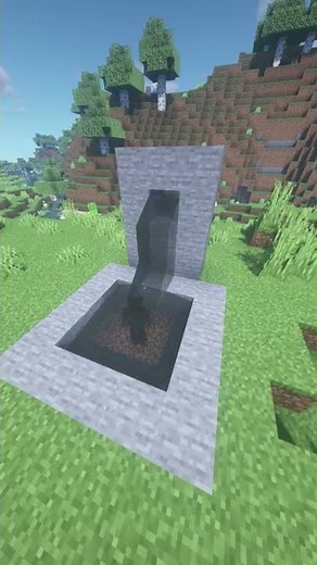 Minecraft:: Мини-Водопад для твоего дома.