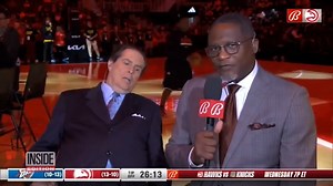 Sportscaster Bob Rathbun suffered an on-air medical emergency during an Atlanta Hawks basketball game. Rathbun slowly slumped in his chair and then started to convulse while commentating on the game. | Inside Edition