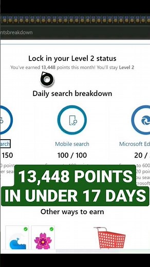 In Under 17 Days Over 13K Points With Microsoft Rewards. Get Free Xbox Game Pass.