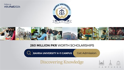 Startups at Bahria University Incubation Center (BIC), Bahria University Islamabad Campus, secured a grant of $70,000 from Higher Education Commission of Pakistan (HEC) 260 Million PKR worth scholarships under 04 scholarship schemes, Research funding upto 650 Million PKR, one of the most active Incubation Center & Alumni placed in local & international top Corporations. At Bahria University H-11 Campus, Islamabad students are educated & cultivated with knowledge, research & Leadership traits. AD
