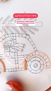 You asked and I’ve delivered - some Satin Stitch Tips! 1 - Directional Lines: I use these all the time, they’re so helpful for keeping the angle of your stitches on track! 2 - Sectioning: stitch over your directional lines first, then take it section by section. So choose a section that is in between two of the directional lines, and fill that with satin stitch. Then do the next section. All of a sudden what might have seemed like a really big daunting shape, is now a series of smaller, more man