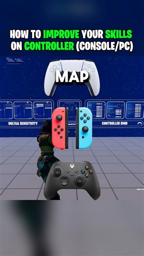 CODE MAP VOLTAA TO IMPROVE YOUR SKILLS 🎮🎯 #bestcontrollersettings #fortniteclips