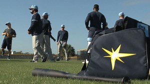 Rays hit the field in first full workout of training camp