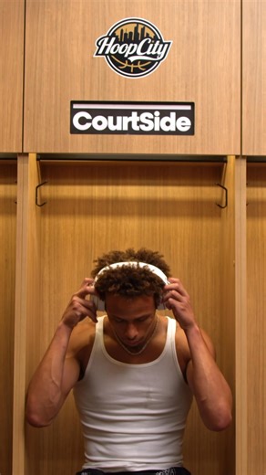 Dyson’s pre-game ritual starts with the music. BlueAnt Pump X keeping the energy high. Let's go. #PUMPed #BlueAnt #NBA #GameOn #PumpX | BlueAnt