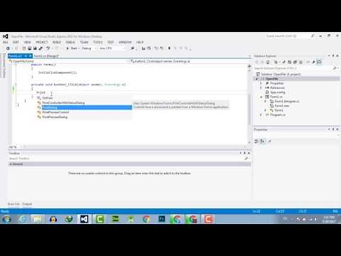 061 - C# Print Dialog Box