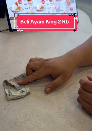 2 rb bisa beli ayam king Dapat bagian apa kira kira?🤔😂 #kingfriedchickhen #ayamgorengcrispy #ayammurah #enak