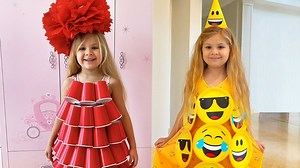206K views · 2.8K reactions | Diana makes a new Dress for Birthday - Cool DIY Ideas殺 Diana and Dad are going to go to a birthday party. Diana makes herself a new dress from improvised materials. Cool DIY Ideas by Diana. #KidsDianaShow #KidsRomaShow #romaanddiana #oliver #diy #adventure | Kids Diana Show | Facebook
