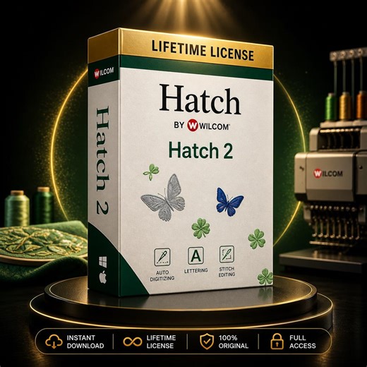 Hatch Embroidery 2 Digitizing Software | Lifetime Access - Instant Download - Etsy