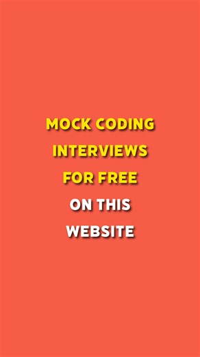 Mahad Khan on Instagram: "Comment ‘INTERVIEW’ for the link in your DM along with 5 Step non-technical Interview prompt guide using ChatGPT (must be following) Best website to prepare for coding interviews in 2026! Go to the ‘Mocks’ section where you can watch and learn from real Google, Meta, Microsoft mock interviews, completely free. You see the exact questions, the candidate’s code, and the live feedback from senior engineers, Do anonymous mock interviews with engineers from Google, Meta, Ama