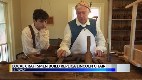 Historical 18th-century Lincoln replica chair opens to the public after 2 years of building