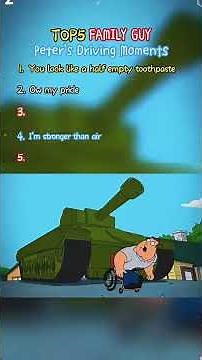 Top 5 peter's driving moments I family guy #familyguy #animation