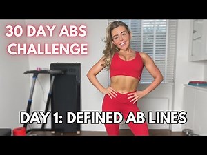 30 DAY ABS CHALLENGE | DAY 1 | DEFINED AB LINES |